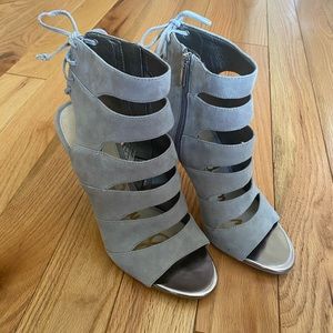 Sam Edelman Grey Cut-Out Heels
